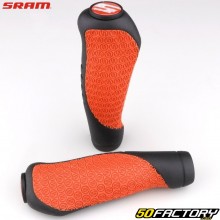 Punhos ergonômicos para bicicleta Sram Comfort preto e vermelho