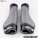 Ergonomic Lock-On V-bike handlesGrip gray and black