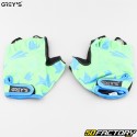Guantes cortos de ciclismo y scooter para niños en color verde y azul de Grey&#39;s