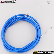 Câble de frein arrière universel galva pour vélo "VTT" 1.65 m Leoshi avec gaine bleue foncé