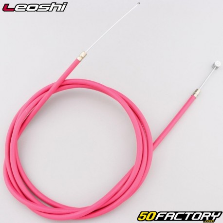 Universal galva rear brake cable for &quot;mountain bike&quot; bicycle 1.65 m Leoshi with pink sheath