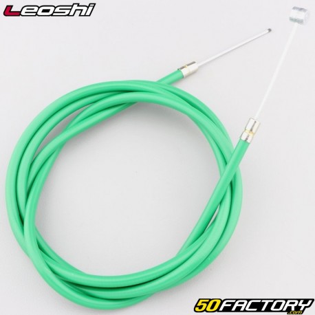 Universal galva rear brake cable for &quot;mountain bike&quot; bicycle 1.65 m Leoshi with green sheath