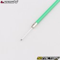 Universal galva rear brake cable for &quot;mountain bike&quot; bicycle 1.65 m Leoshi with green sheath