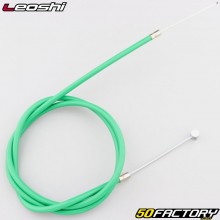 Universal galvanized front brake cable for &quot;MTB&quot; bicycle 1.00 m Leoshi with green sheath