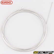 Elvedes Extra universal stainless steel bicycle derailleur cable 2.25 m Flexible, Extra Smooth (49 threads)