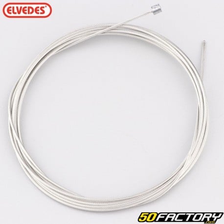 Câble de dérailleur universel inox vélo 2.25 m Elvedes Regular (19 fils)