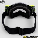 100% Armega Forecast roll-off mask black and fluorescent yellow