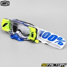 100% Armega Forecast roll-off mask blue and fluorescent yellow