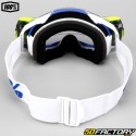 Occhiali 100% Armega Forecast roll-off blu e giallo fluo