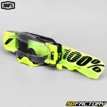 100% Armega Forecast roll-off mask fluorescent yellow and black