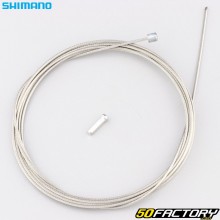 Derailleur cable with universal stainless steel end piece for bicycle 100 m Shimano