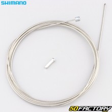 Cabo de desviador com extremidade universal em aço inoxidável para bicicleta 100 m Shimano