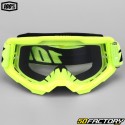Occhiali 100% Strata 2 schermo trasparente giallo fluorescente