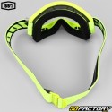 100% Strata 2 mask child size (6-12 years) fluorescent yellow clear screen