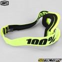 100% Strata 2 mask child size (6-12 years) fluorescent yellow clear screen