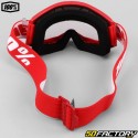 100% Strata 2 maschera taglia bambino (6-12 anni) schermo rosso trasparente