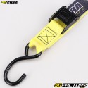 2 m lashing straps with cam buckles and yellow Cycra hooks (pack of 2)
