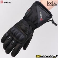G-Heat Allroads+ CE approved black motorcycle heated gloves