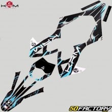 Decoration kit Rieju  MRT 50 (since 2022), MRT 125 (since 2021) KRM Pro Ride turquoise