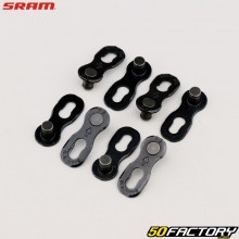 Black Sram 10 speed bicycle chain quick releases (set of 4)