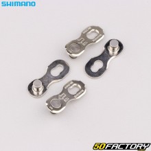 Cadena de bicicleta Shimano SM-CN12-910 speed con cierres rápidos plateado (juego de 12)