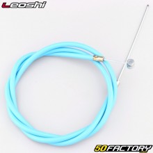 Universal galvanized front brake cable for &quot;MTB&quot; bicycle 1.00 m Leoshi with turquoise blue sheath