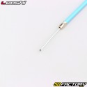 Universal galvanized front brake cable for &quot;MTB&quot; bicycle 1.00 m Leoshi with turquoise blue sheath