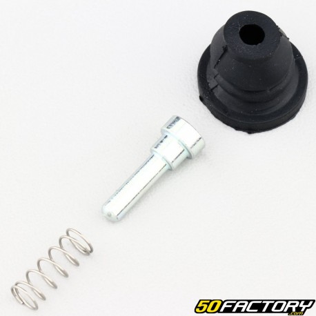 Front brake master cylinder rod with Braktec type dust cover