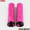 Punhos de bicicleta Lock-On rosa Ariete Basalto