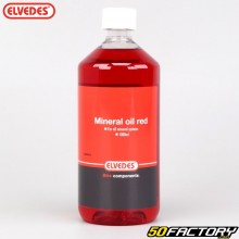 Líquido de frenos mineral Elvedes rojo 1L