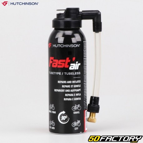 Spray anti-furos de bicicleta Hutchinson Ar rápido 100ml