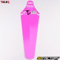 Guardabarros trasero con clip Velox rosa para bicicletas