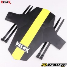 Guarda-lamas dianteiro Vélox para bicicleta preto e amarelo