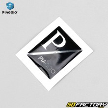 Sticker logo Piaggio black