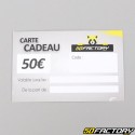 Chèque cadeau 50 euros 50 Factory