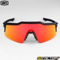 Gafas 100% Speedcraft SL negras cristal Hiper rojo