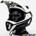 Full face helmet with removable chin guard for mountain bike UFO Defcon-Two black and gray
