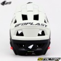Full face helmet with removable chin guard for mountain bike UFO Defcon-Two black and gray