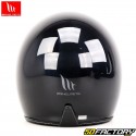 Casco jet MT Helmets Le Mans II SV S Solid A1 negro brillante
