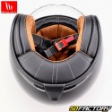 Casco jet MT Helmets Le Mans II SV S Solid A1 nero lucido