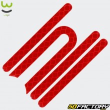 Pegatinas reflectantes para patinete Xiaomi M365, M365 Pro... Wattiz rojas