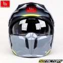 Modular helmet MT Helmets Streetfighter SV S Solid A22 glossy nardo gray