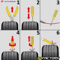 Punte per riparazione foratura pneumatici tubeless "trecce" 300 mm Hutchinson (lotto di 10)