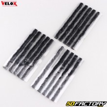 Brocas para reparación de pinchazos de neumáticos de bicicleta sin cámara "trenzas" Velox de 100 mm (juego de 100)