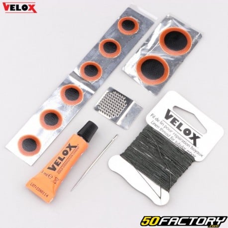 Kit di riparazione del tubo (pezze e colla) Vélox