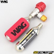 CO2 inflator with Wag Bike bicycle type adapter