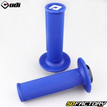 Odi MX semi-embossed Lock-On blue grips