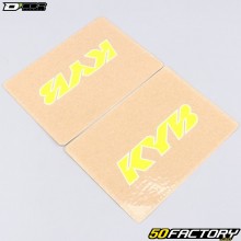 Stickers de fourche D'Cor KYB jaunes