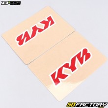 Stickers de fourche D'Cor KYB Rouges