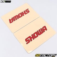 Stickers de fourche D'Cor Showa rouges
